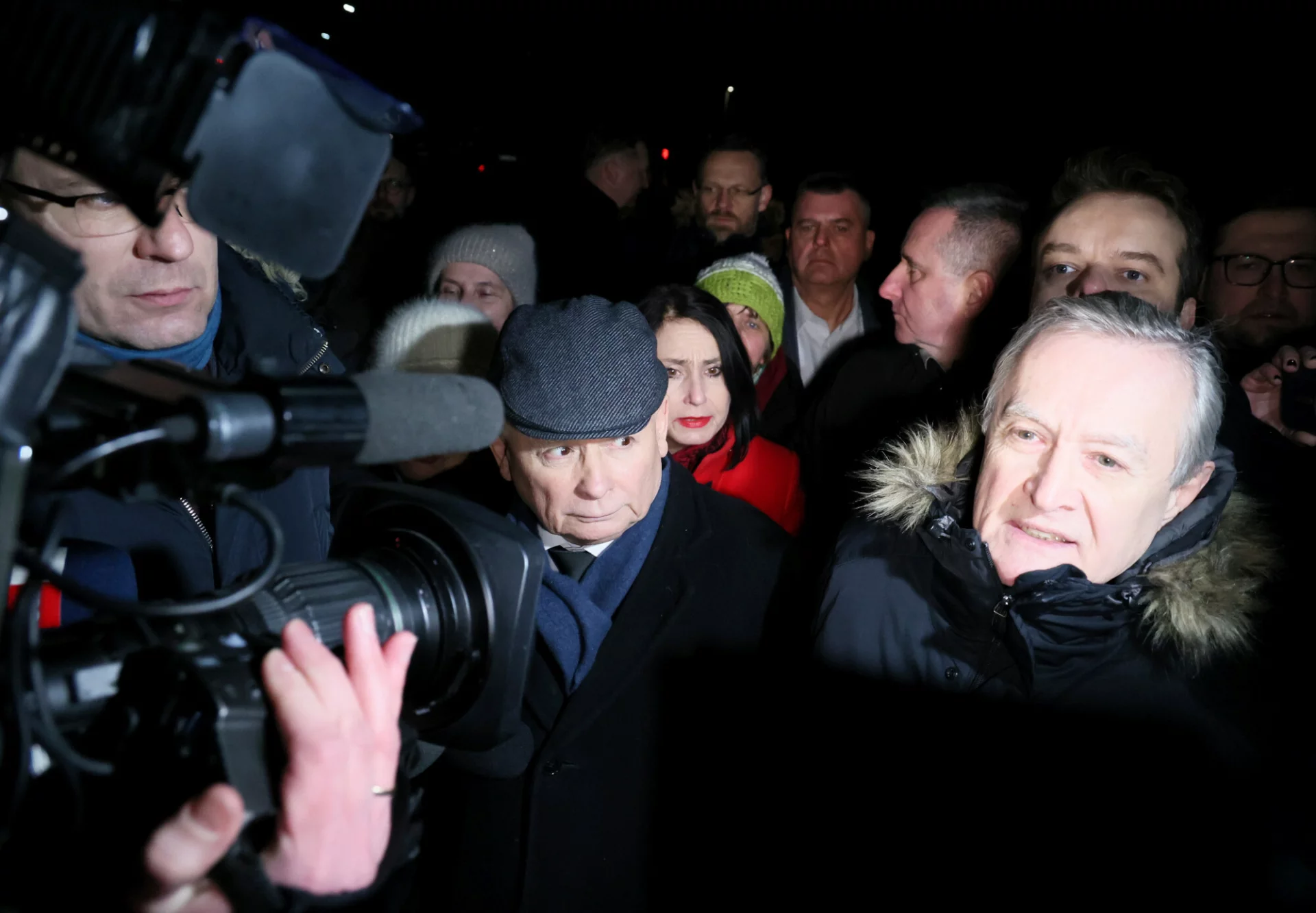 Kaczyński mówił o "zakapturzonych osobach". Reakcja Glińskiego bezcenna