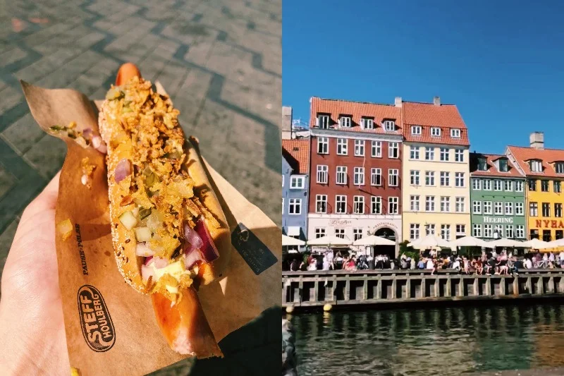 W krótkiej przerwie udało nam się spróbować słynnego hotdoga i zachwycić się kolorową zabudową miasta
