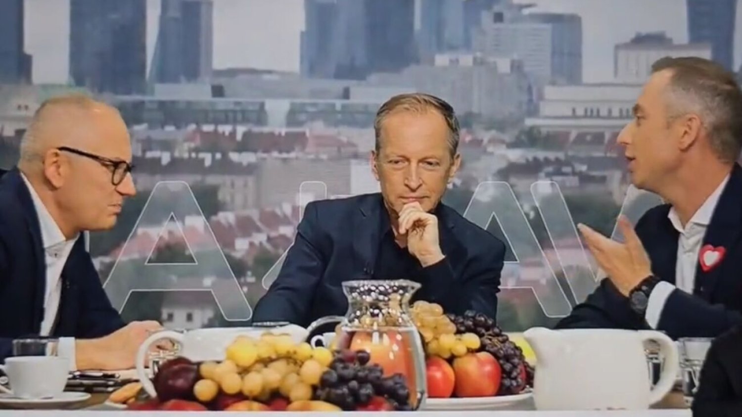 Podczas programu w TVN 24 doszło do ostrej awantury.