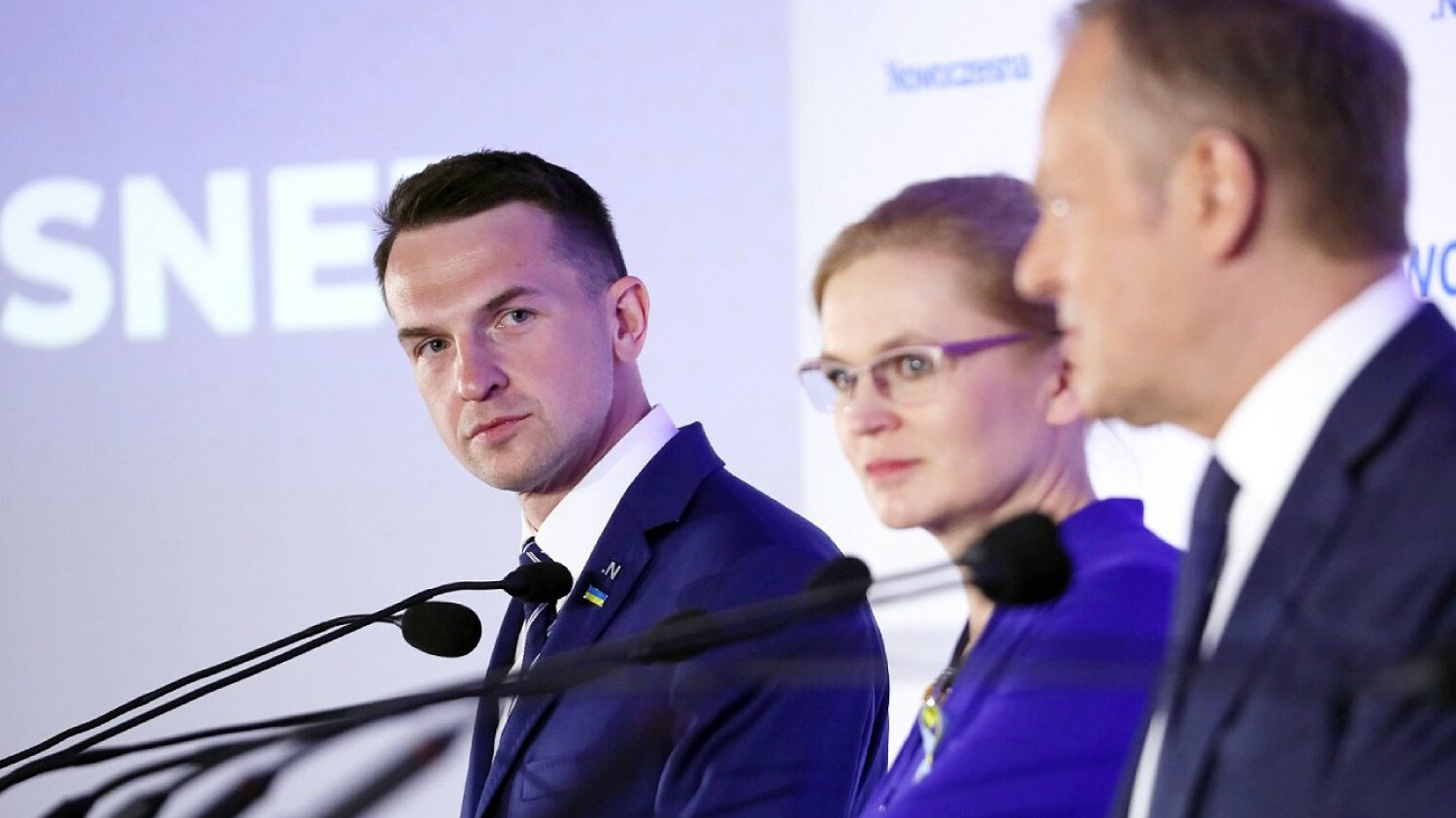 Przewodniczący Nowoczesnej Adam Szłapka. Przewodniczący Nowoczesnej Adam Szłapka