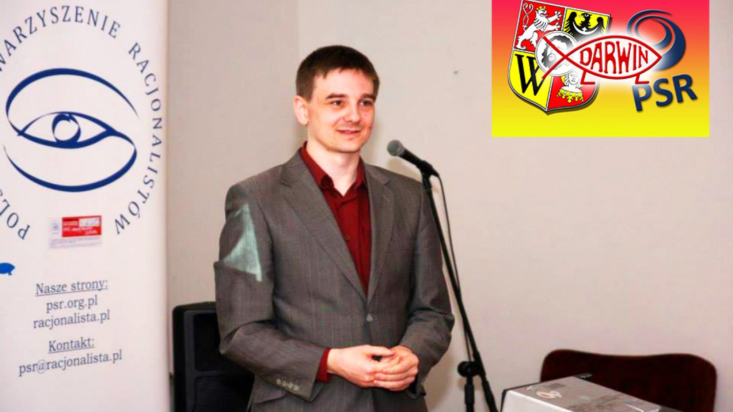 Maciej Psyk na wrocławskich Dniach Ateizmu