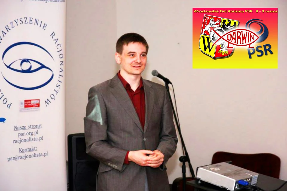 Maciej Psyk na wrocławskich Dniach Ateizmu