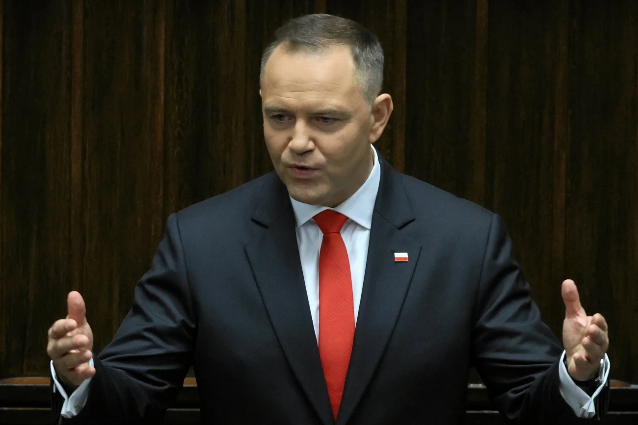 Nawrocki w Sejmie uderzył w jednego z ministrów.