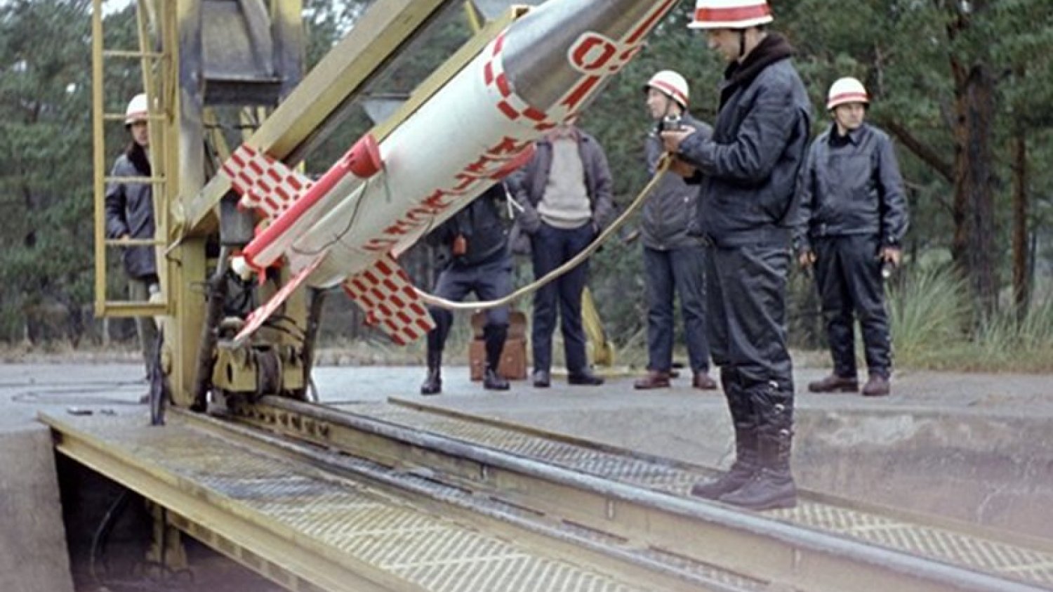 Odpalenie rakiety Meteor 2K 7 października 1970 roku.
