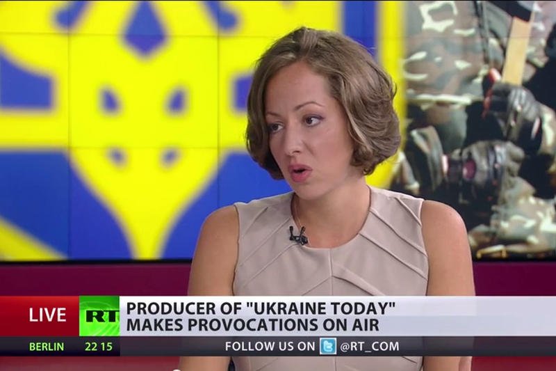 Ukraińska dziennikarka skarciła Russia Today na wizji. "Przestańcie kłamać"