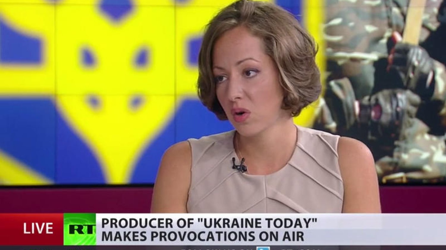 Ukraińska dziennikarka skarciła Russia Today na wizji. "Przestańcie kłamać"