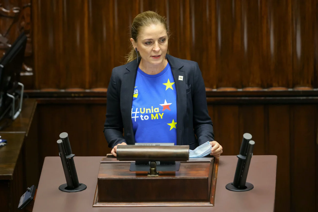 Posłanka Joanna Mucha (Polska 2050).