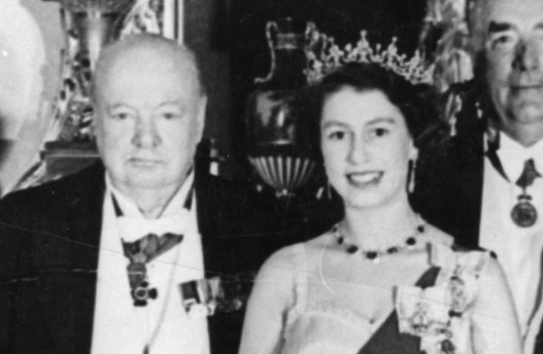 Winston Churchill i Elżbieta II w 1952 r.