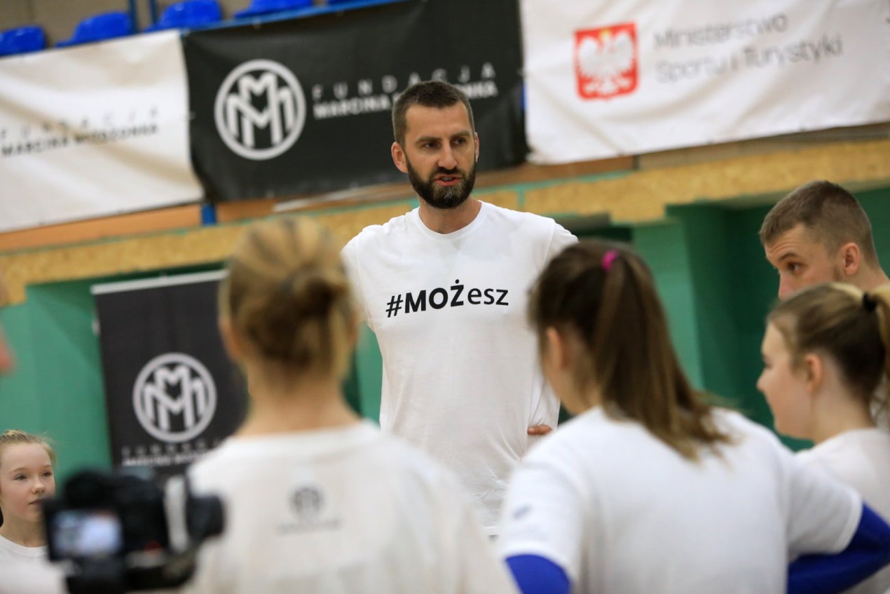 Marcin Możdżonek po zakończeniu kariery organizuje treningi i siatkarskie obozy dla dzieci