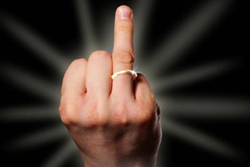 Fragment plakatu promujący akcję "Wierność jest sexy"