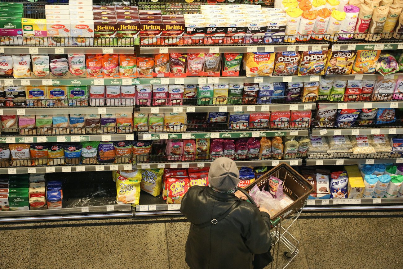 Ceny żywności rosną razem z inflacją