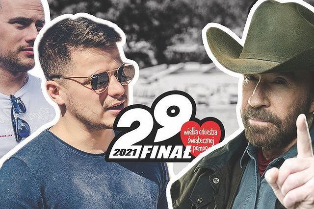 Bracia Collins o wsparcie dla Wielkiej Orkiestry Świątecznej Pomocy poprosili Chucka Norrisa