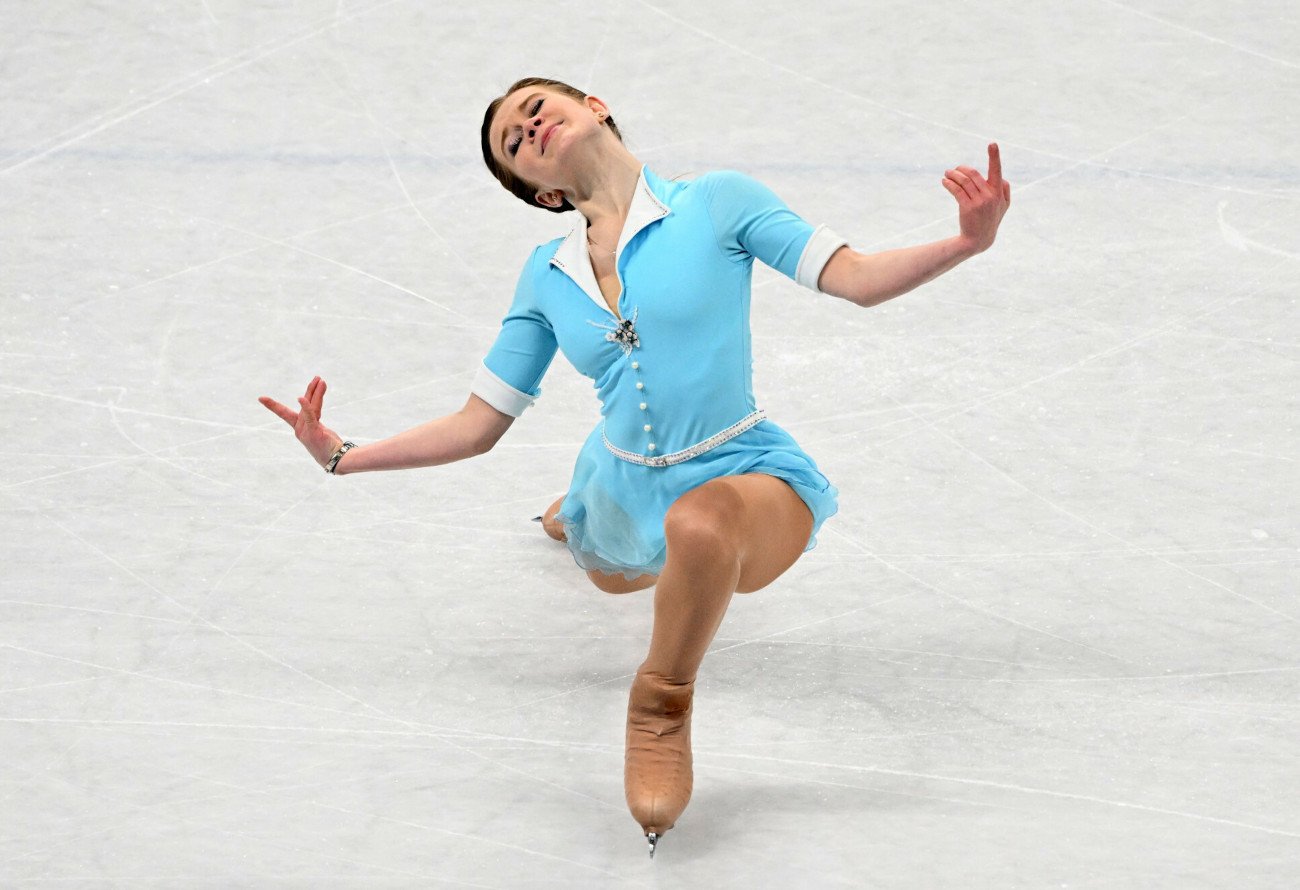 Jekaterina Kurakowa podczas czwartkowego programu dowolnego na ZIO w Pekinie zachwyciła wszystkich.