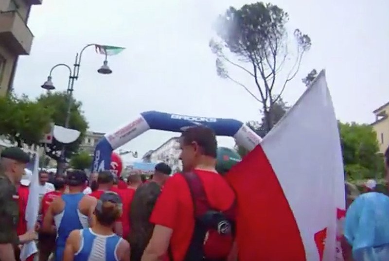 Bieg na Monte Cassino w 2015 roku.