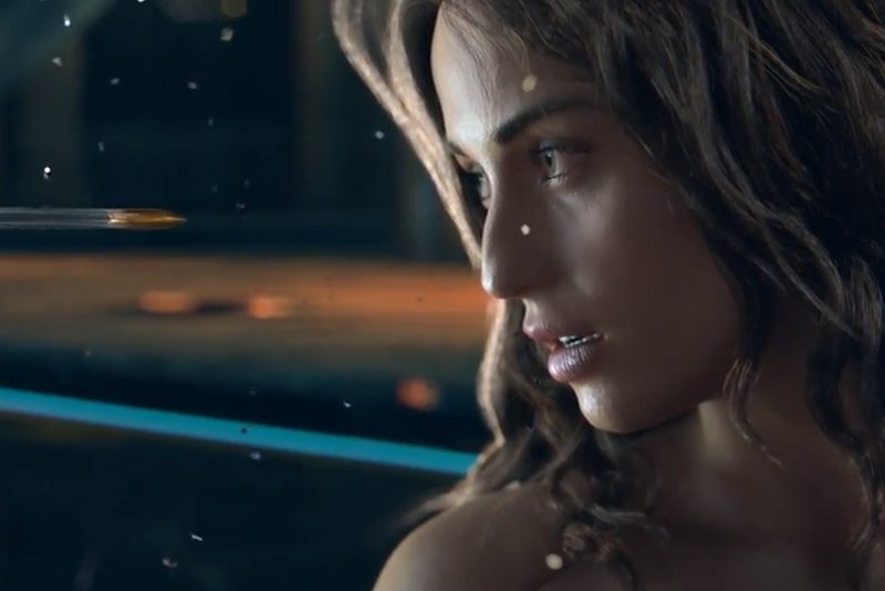 Kadr z pierwszego trailera "Cyberpunk 2077" - nowej gry CD Projekt Red, twórców "Wiedźmina"