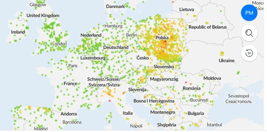 Zanieczyszczenie powietrza: Polska na tle innych krajów