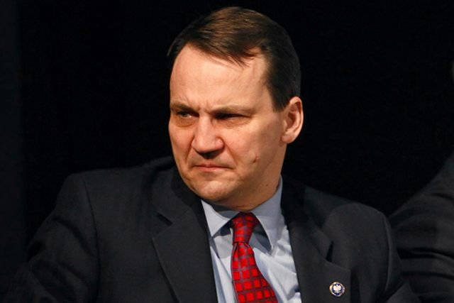 Minister spraw zagranicznych Radosław Sikorski