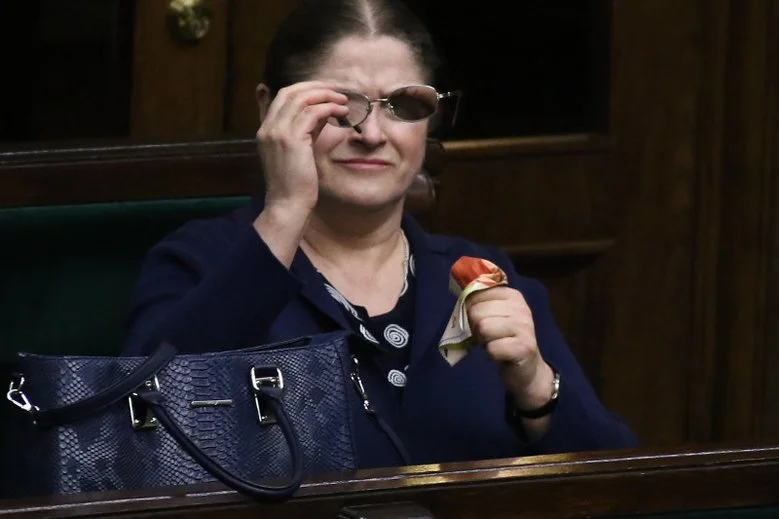 Krystyna Pawłowicz zgłasza propozycje kandydatów do tytułu Polski Stulecia - samych mężczyzn.