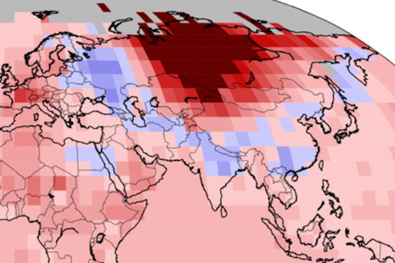 W Rosji potwierdzane są kolejne rekordy ciepła.