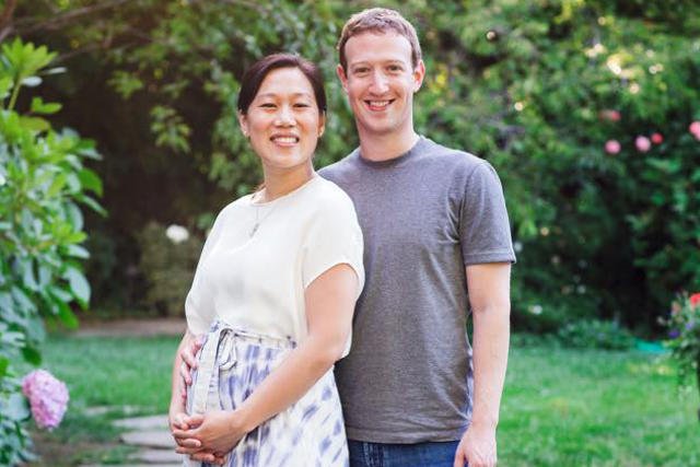 Żona Zuckerberga - Priscilla Chan - jest w zaawansowanej ciąży.