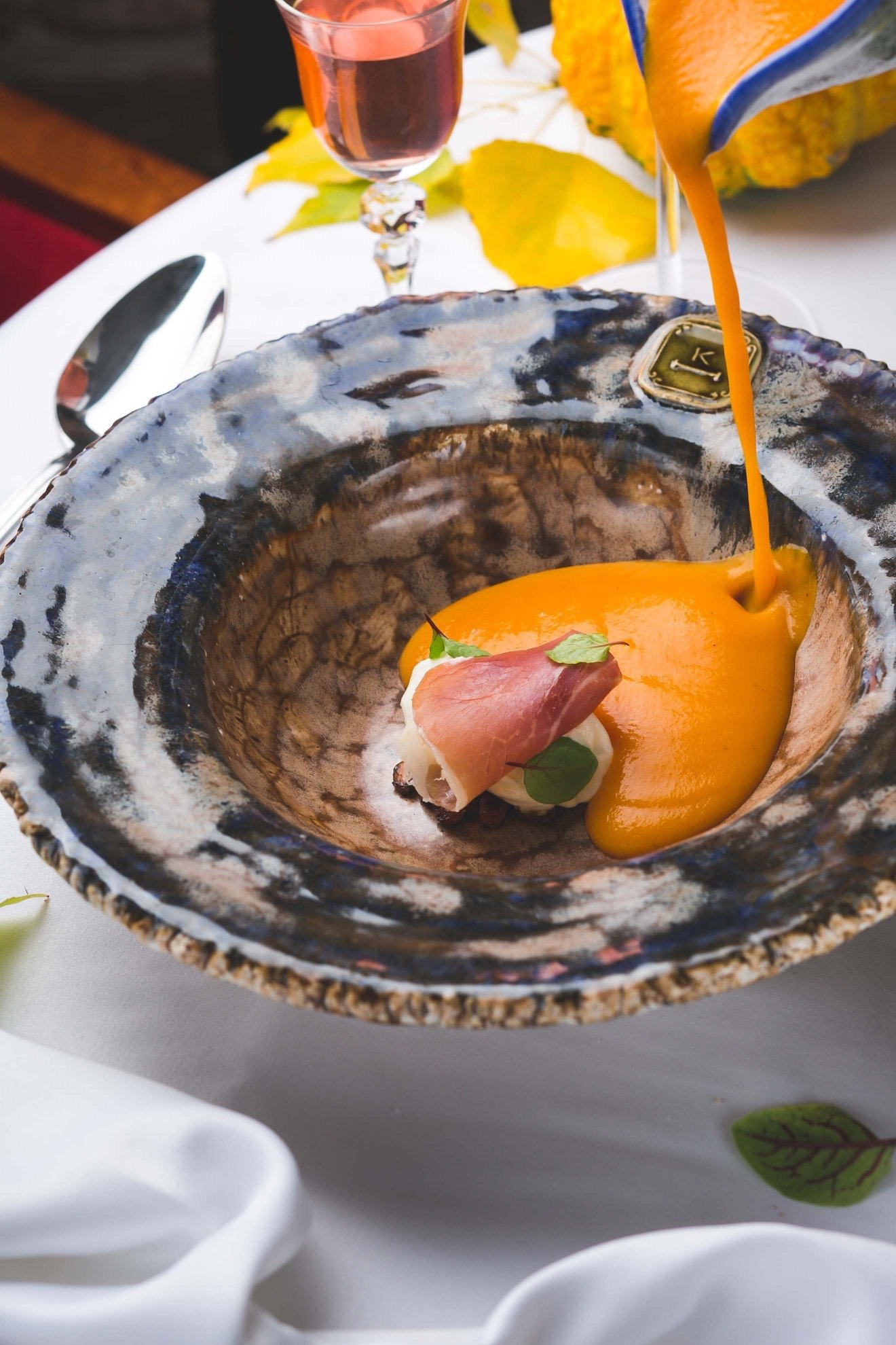 Krem z dyni ze śmietaną