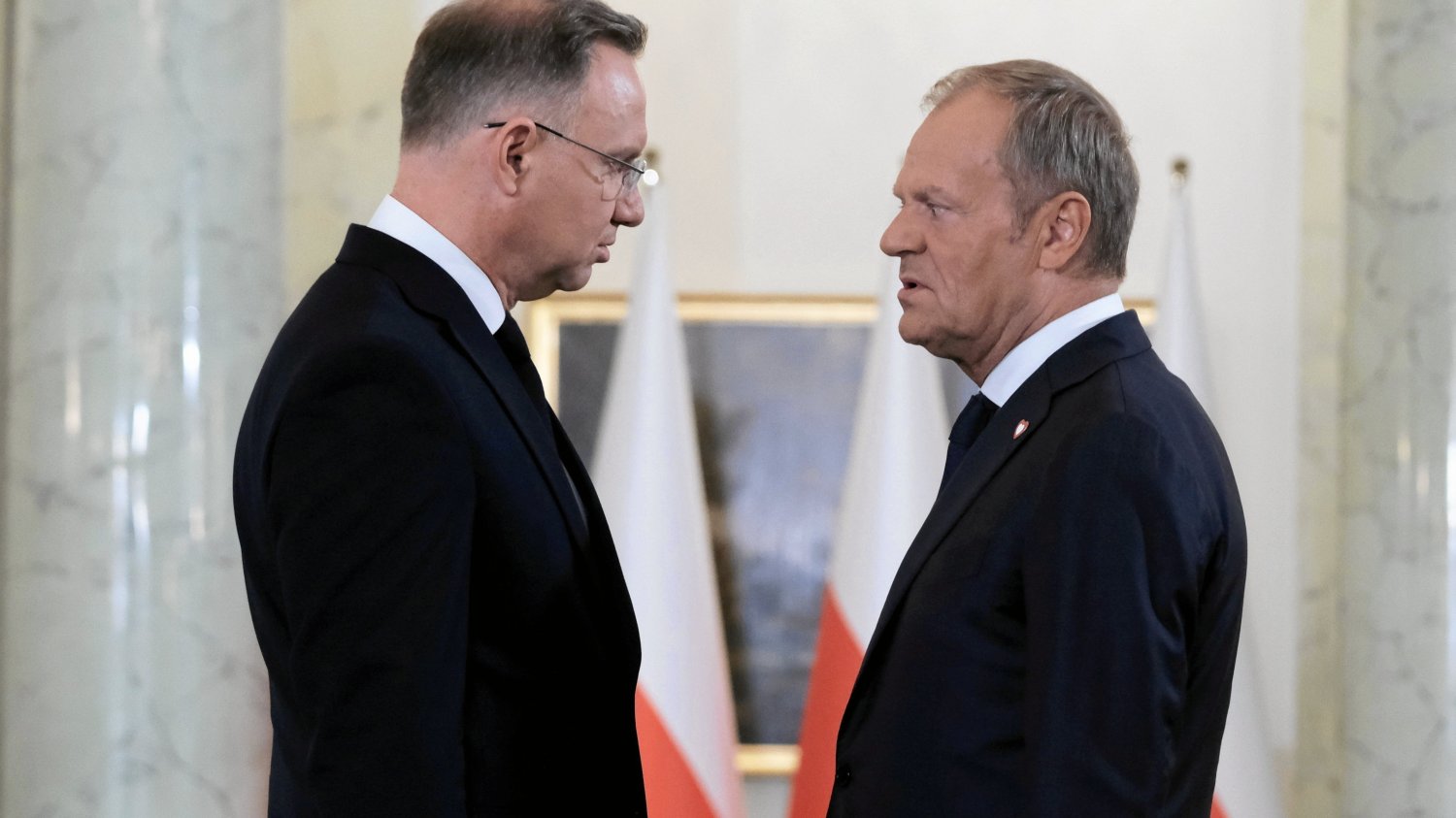 Andrzej Duda i Donald Tusk