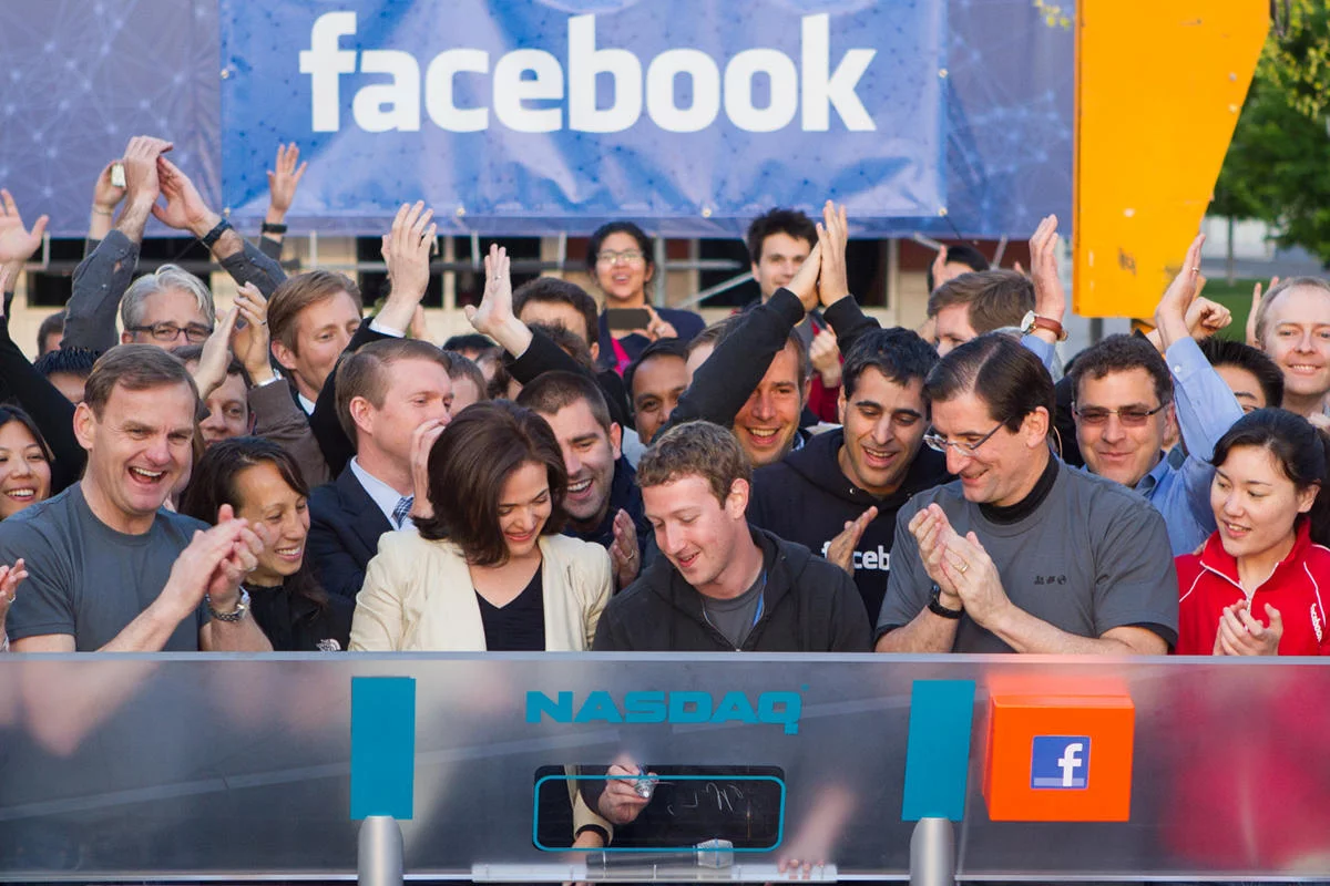 Mark Zuckerberg w dniu giełdowego debiutu Facebooka