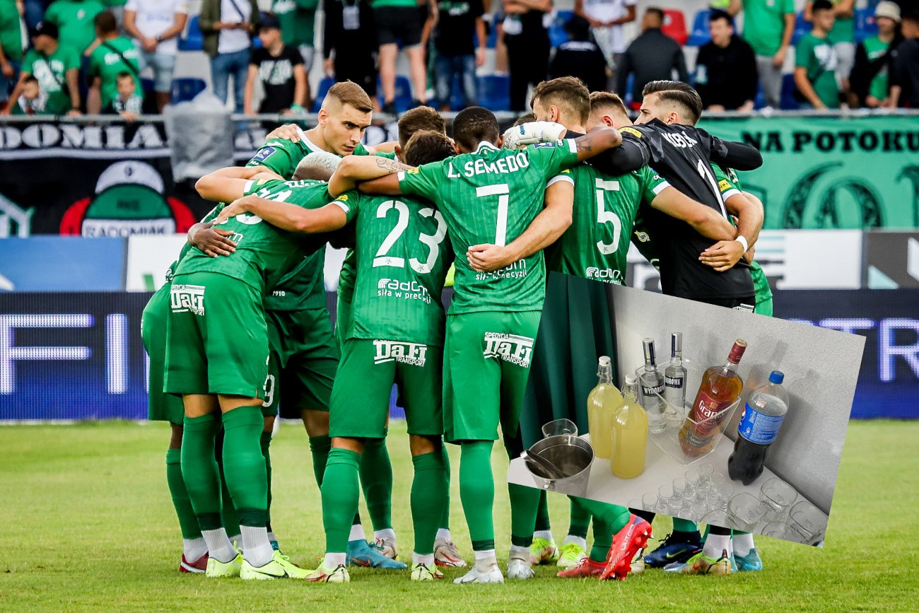 Niektóre pozycje w cateringu podczas meczu Radomiaka Radom nieco zaskoczyły agenta Maika Barthela.