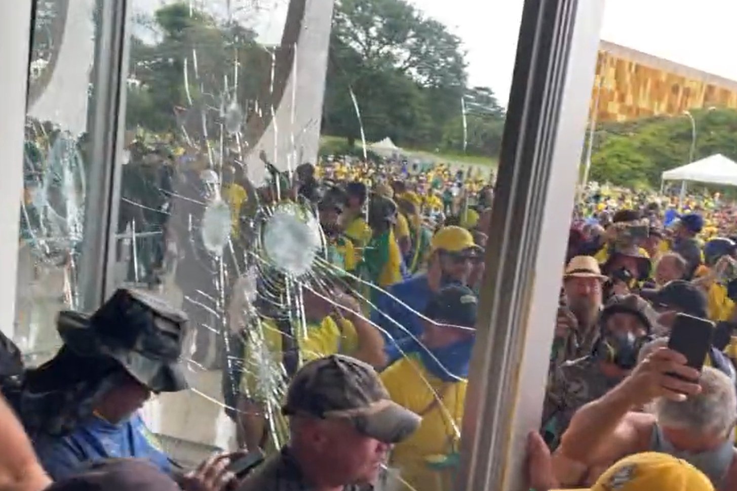 Szturm na budynek Kongresu w Brazylii