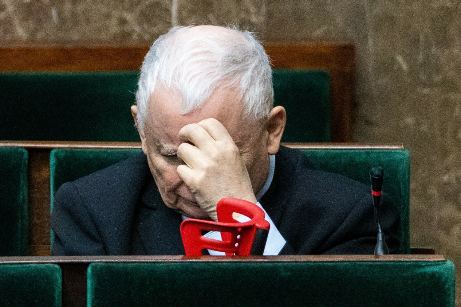 Prezes PiS Jarosław Kaczyński.