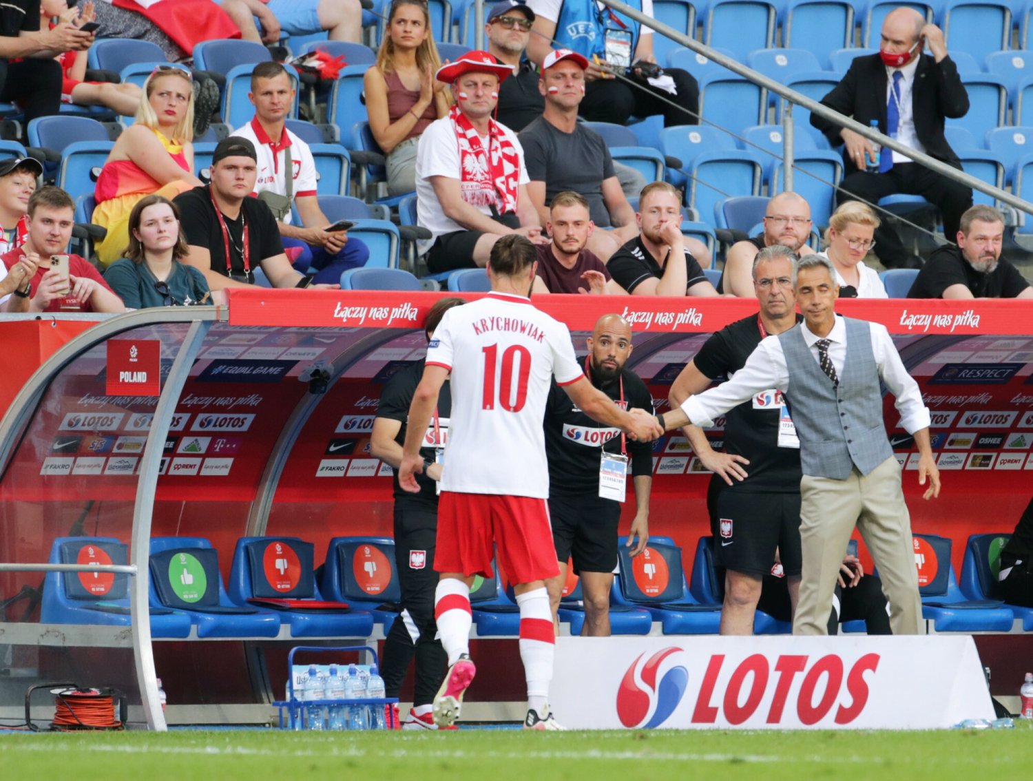 Paulo Sousa i Grzegorz Krychowiak, czyli czołowy zawodnik kadry w meczu z Anglią