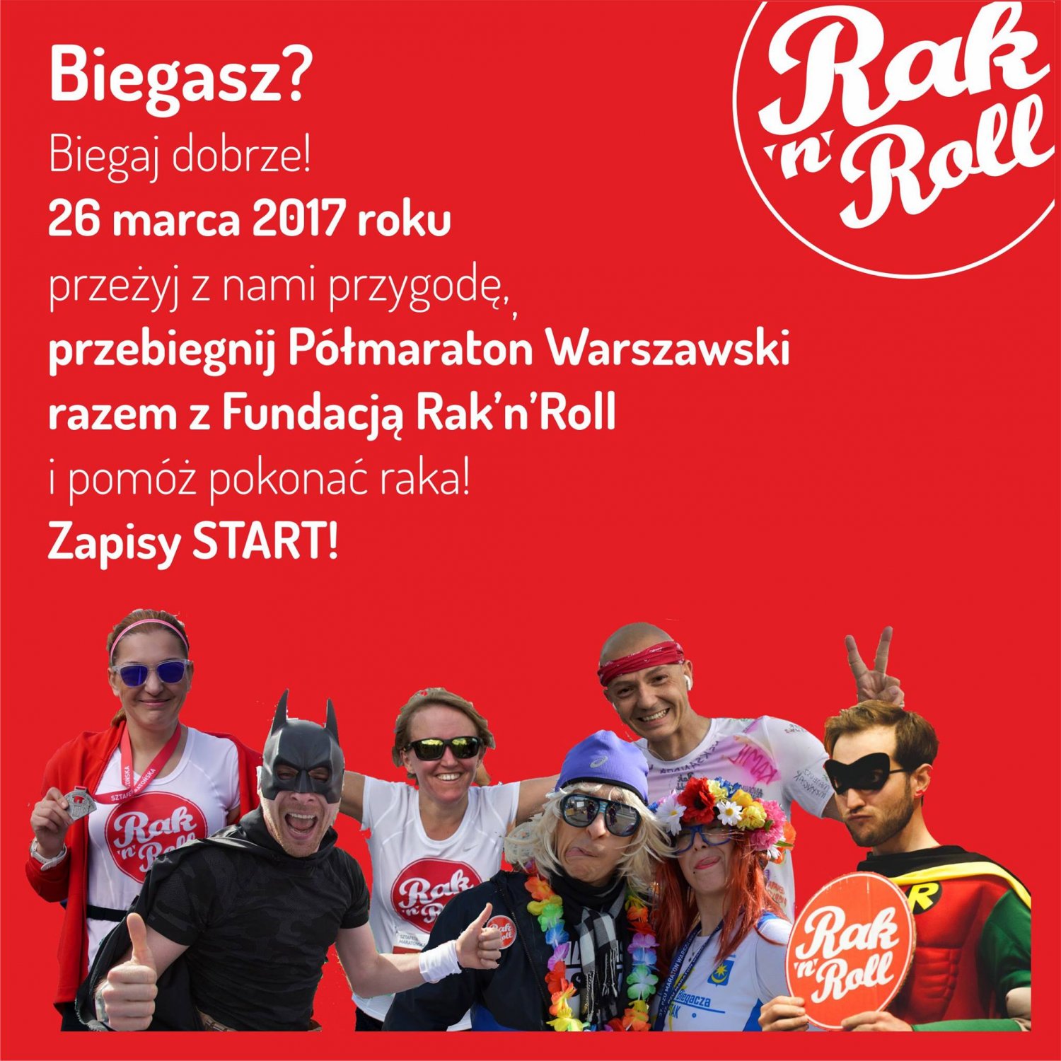 #BiegajDobrze dla Rak'n'Roll