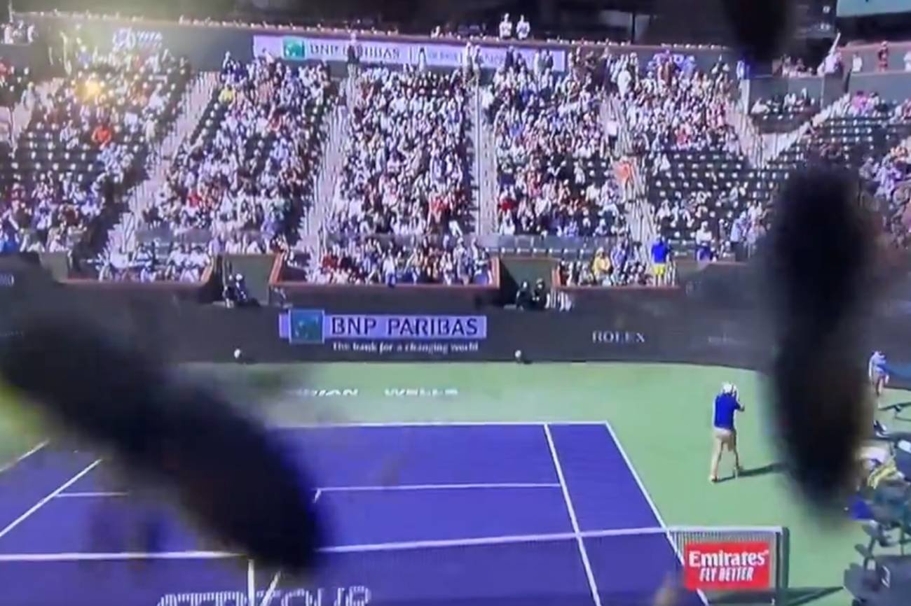 Inwazja pszczół na turnieju tenisowym. Przerwano ATP 1000 w Indian Wells