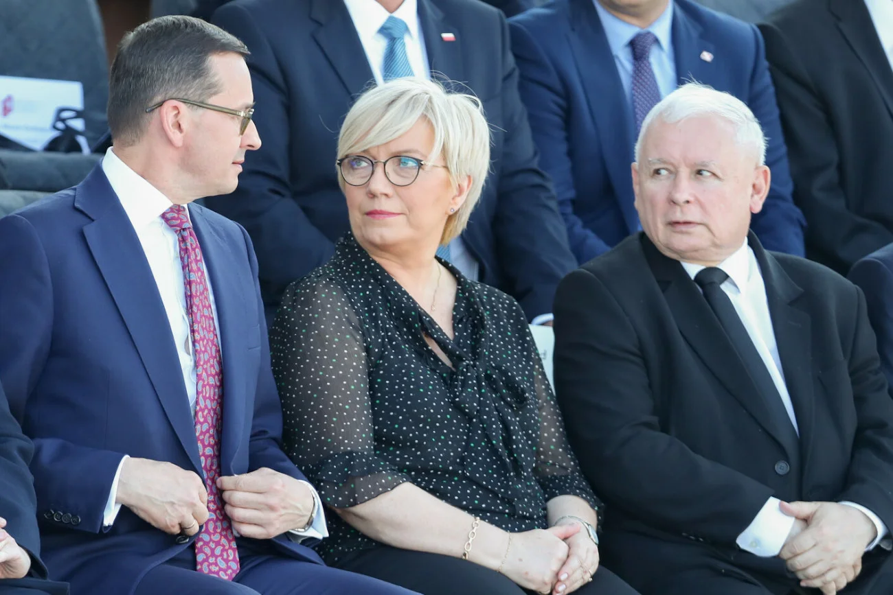 Mateusz Morawiecki, Julia Przyłębska, Jarosław Kaczyński