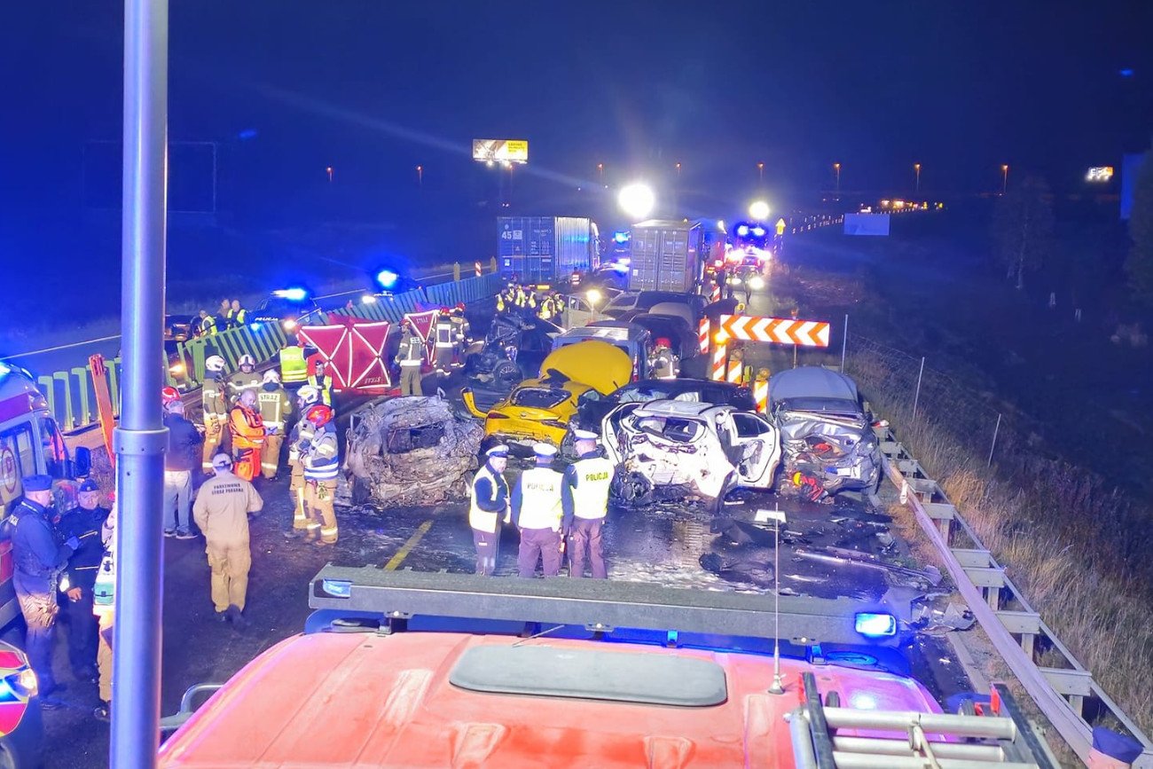 Tragiczny karambol pod Gdańskiem