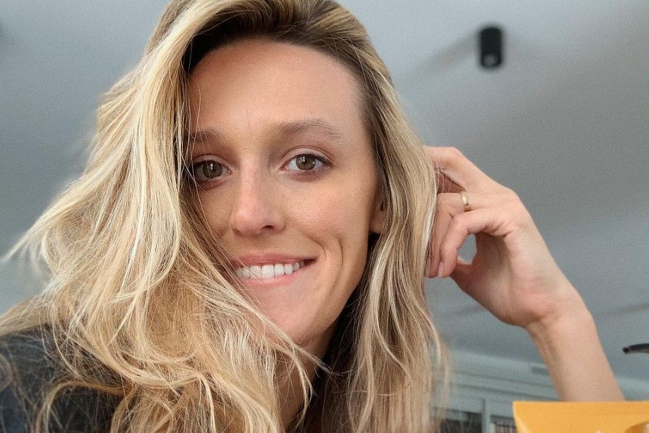 Aleksandra Żebrowska pokazała sposób na uspokojenie dziecka w samolocie.