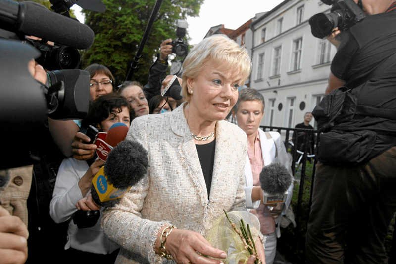 Erika Steinbach podczas wizyty w Polsce w 2011 roku.