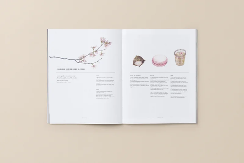 Kinfolk, magazyn celebrujący jedzenie.