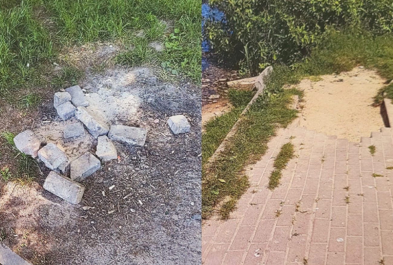 Ochota. Rwą chodnik, żeby rozpalić grilla. "Nie będzie żadnych negocjacji".