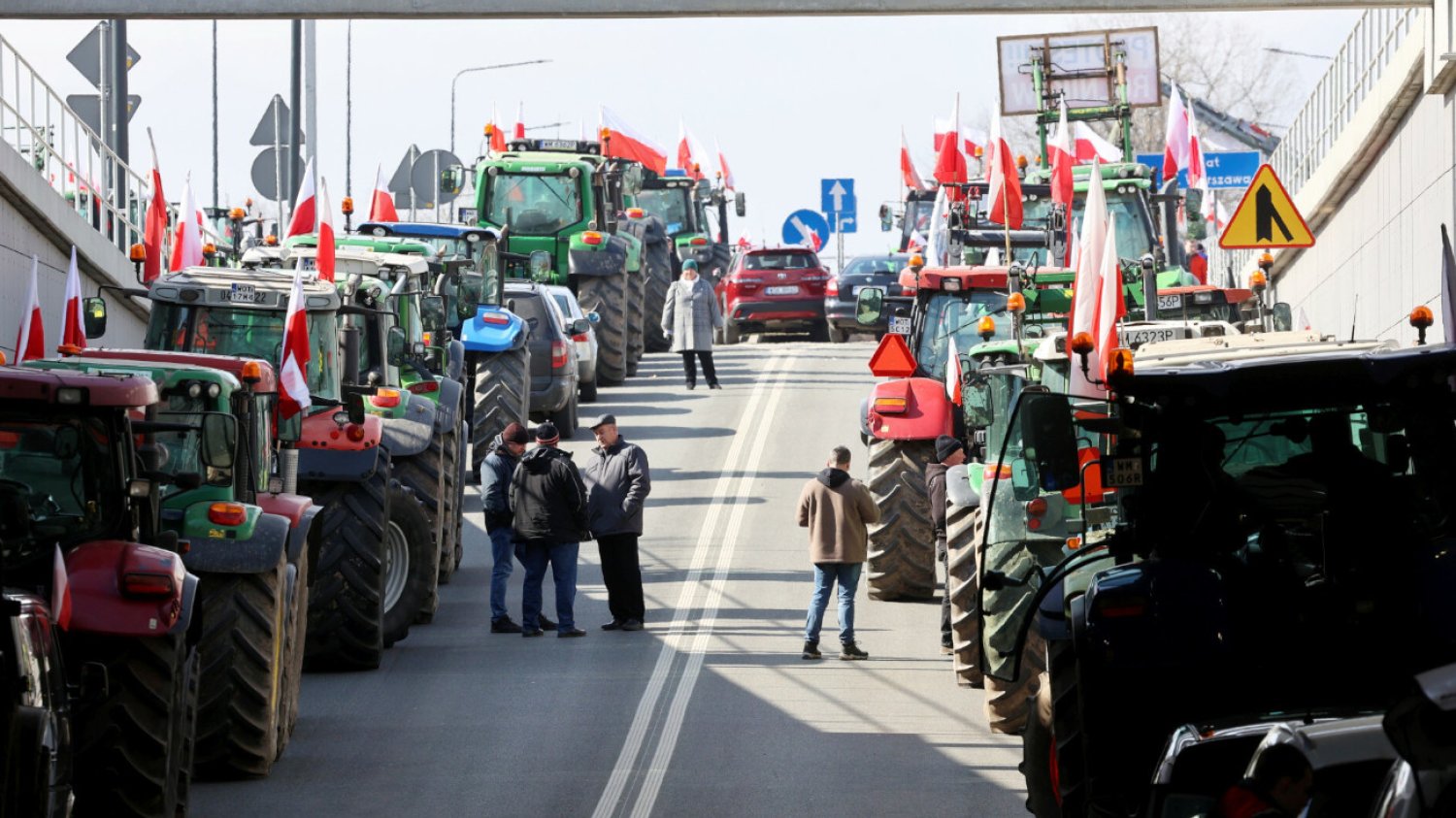 Protest rolników 25 marca. Gdzie są blokady dróg w poniedziałek?
