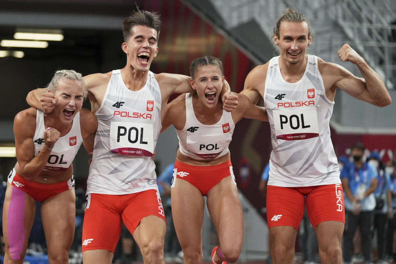 Biało-czerwoni tuż po zdobyciu złota olimpijskiego podczas igrzysk w Tokio