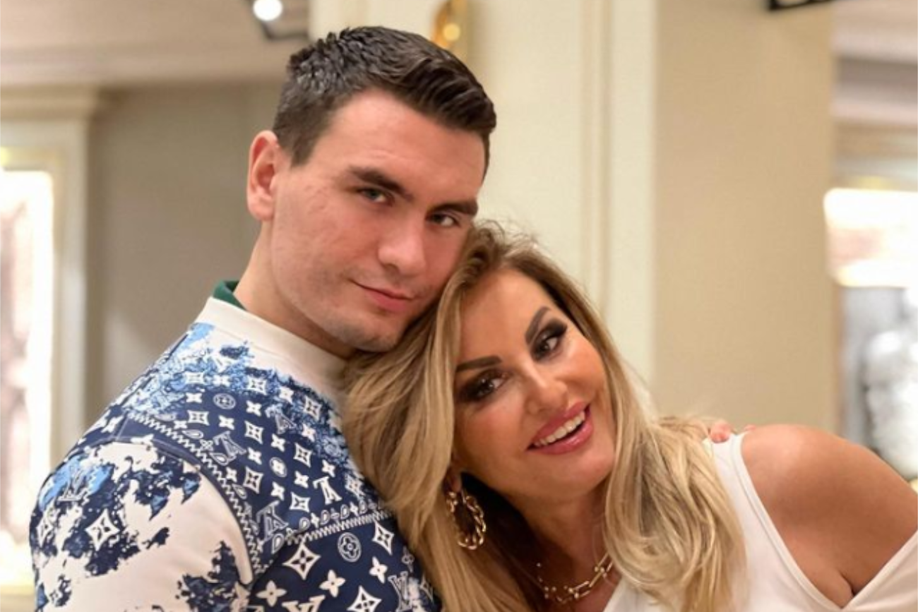 Conan Kaźmierski z mamą Dagmarą.