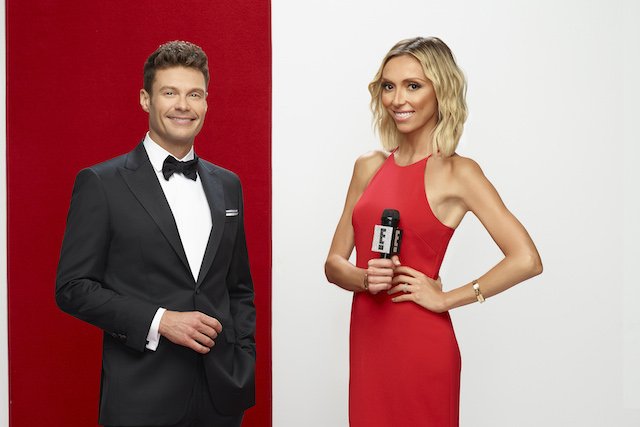 Dziennikarze telewizji E! - Ryan Seacrest i Giuliana Rancic.