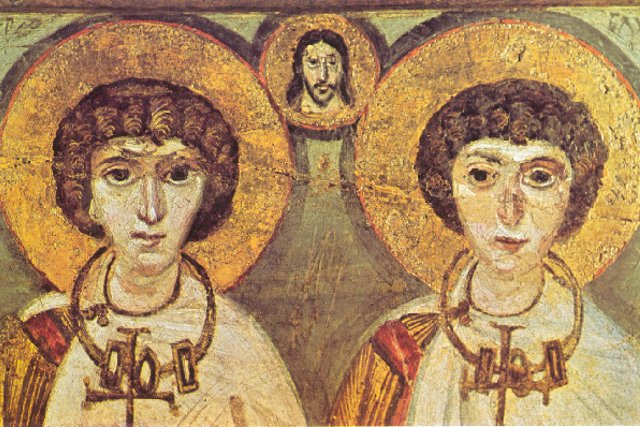 Ikona Sergiusza i Bakchusa z góry Synaj powstała w 7 wieku naszej ery. To m.in. ją badał profesor Boswell