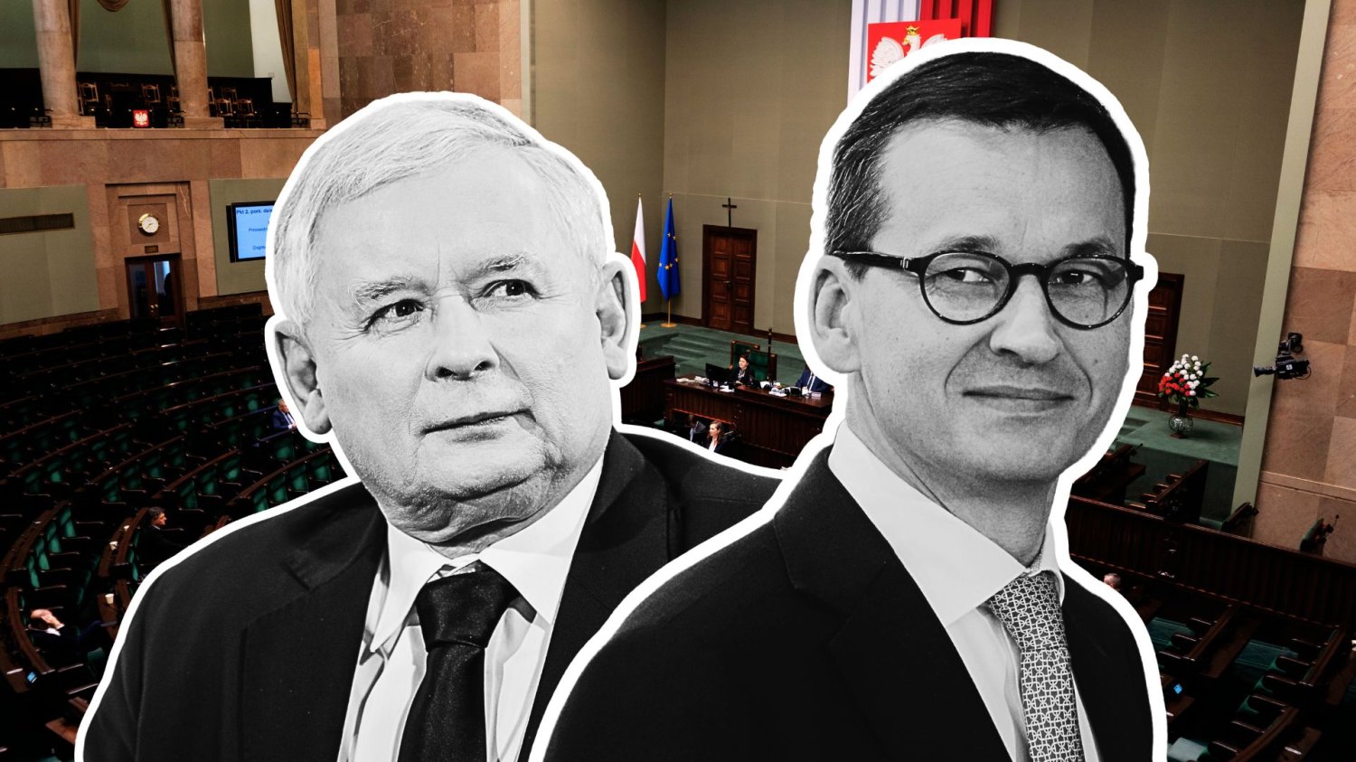 Jarosław Kaczyński i Mateusz Morawiecki