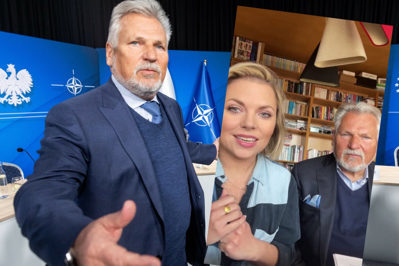 Zachwyt nad livem Aleksandry Kwaśniewskiej z tatą. Temat – Ukraina.