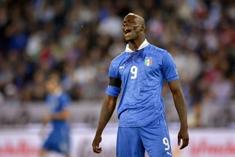 Mario Balotelli, najlepszy napastnik reprezentacji Włoch