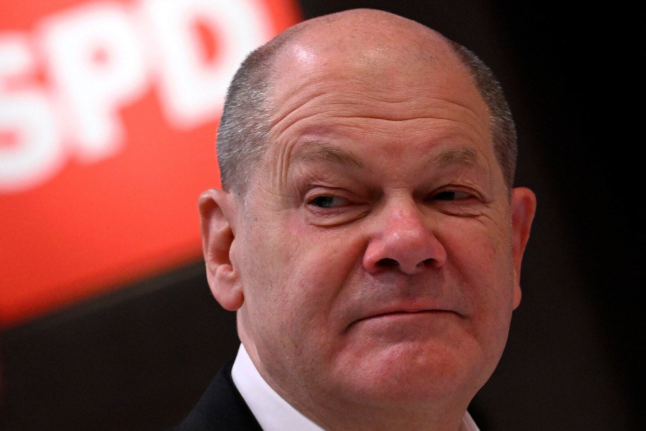 Kanclerz Niemiec Olaf Scholz i partia SPD