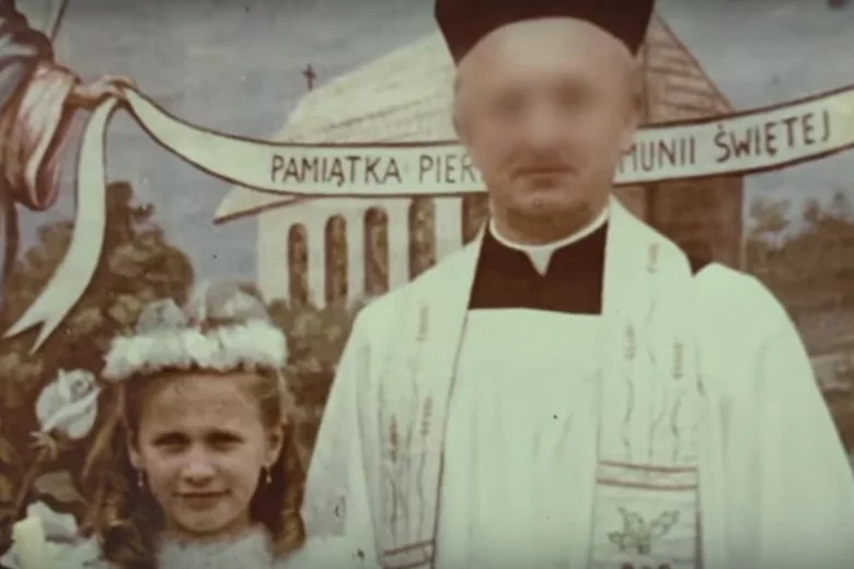 Ania i ks. Jan A., który wykorzystywał ją seksualnie, do czego przyznał się na nagranej konfrontacji.