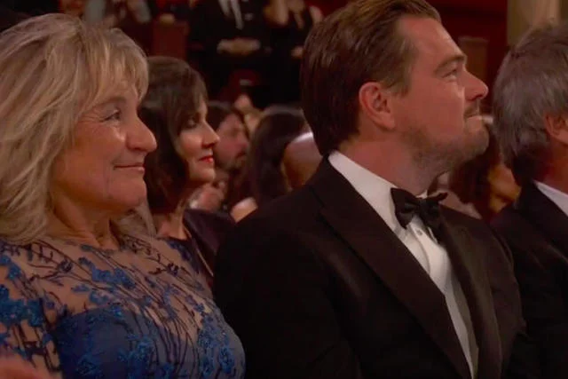 Leo i jego dumna mama.
